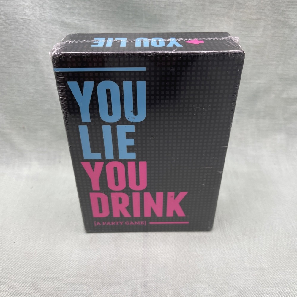You Lie You Drink Party Game DSS Games 150 Cards Adult Drinking Game New